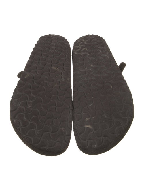 Birkenstock Suede Cutout Accent Slides