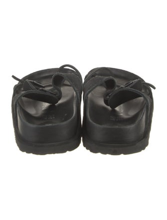 Birkenstock 1774 Suede Leather Trim Embellishment Slides