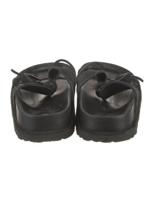 Birkenstock 1774 Suede Leather Trim Embellishment Slides