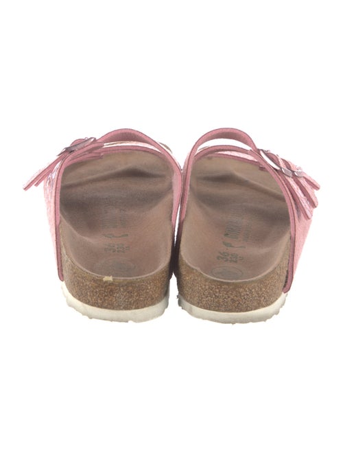 Birkenstock Leather Printed Slides