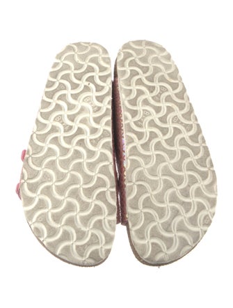 Birkenstock Leather Printed Slides