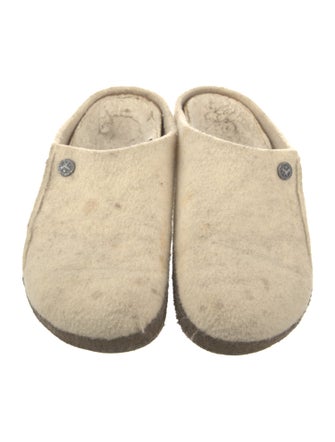 Birkenstock Wool Fur Trim Mules