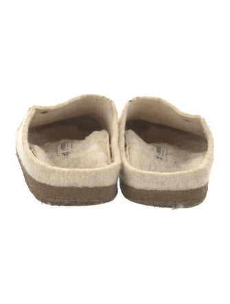 Birkenstock Wool Fur Trim Mules