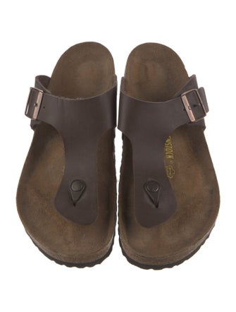 Birkenstock Leather Flip Flops