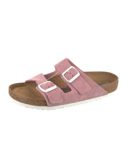 Birkenstock Suede Printed Slides