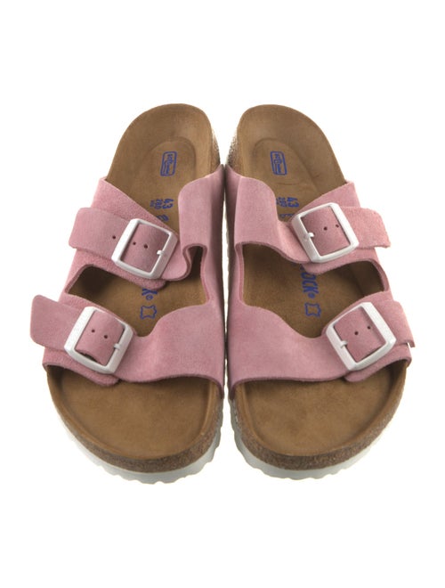 Birkenstock Suede Printed Slides