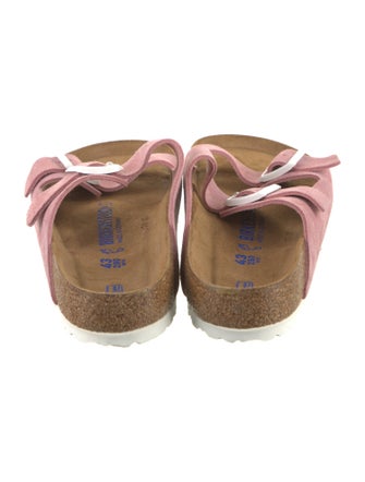 Birkenstock Suede Printed Slides