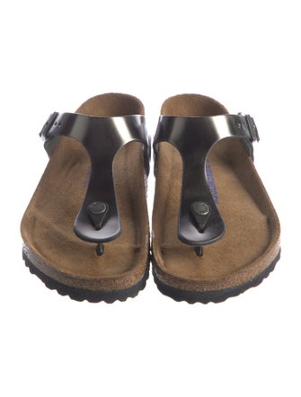 Birkenstock Leather T-Strap Sandals