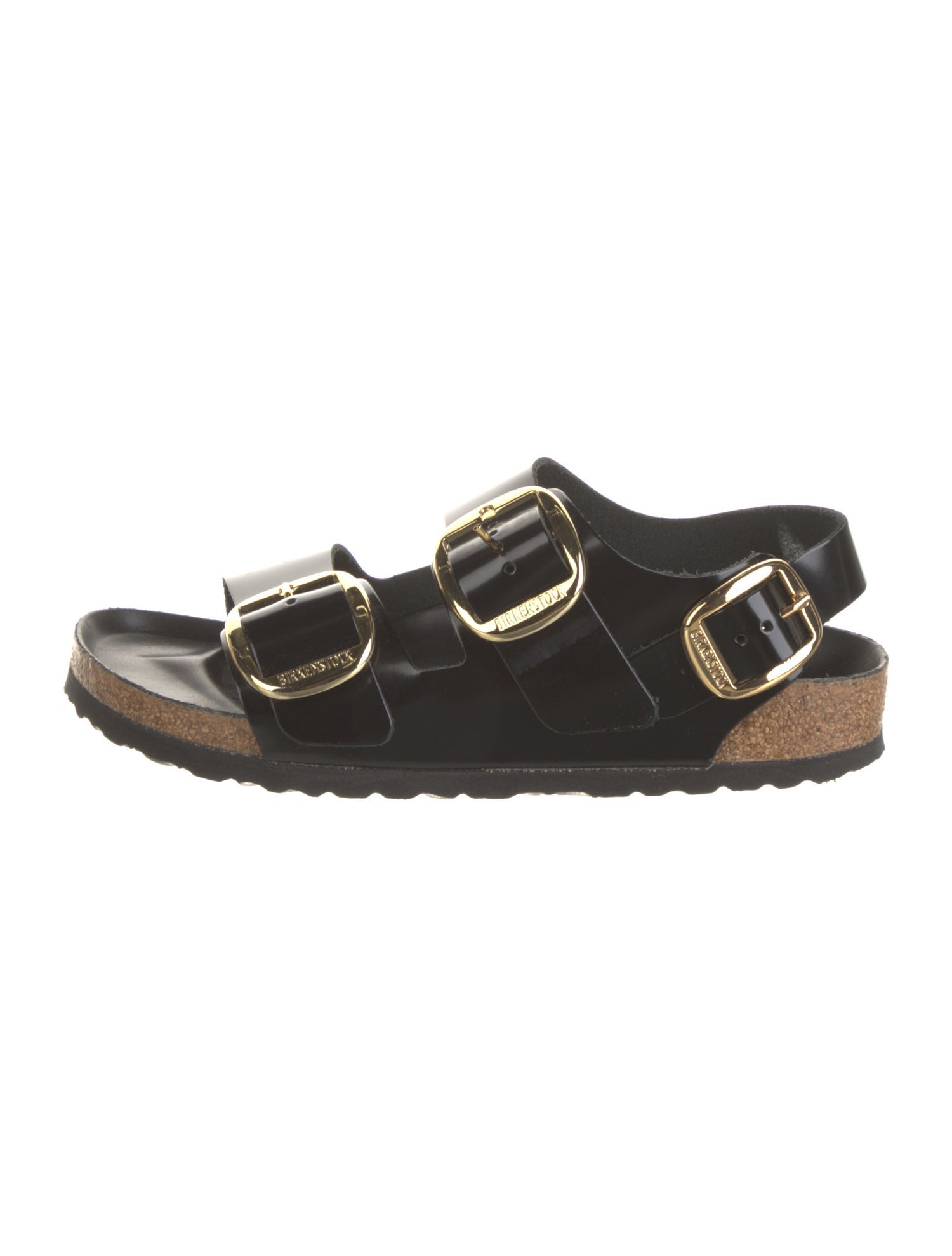 Birkenstock Patent Leather Slingback Sandals