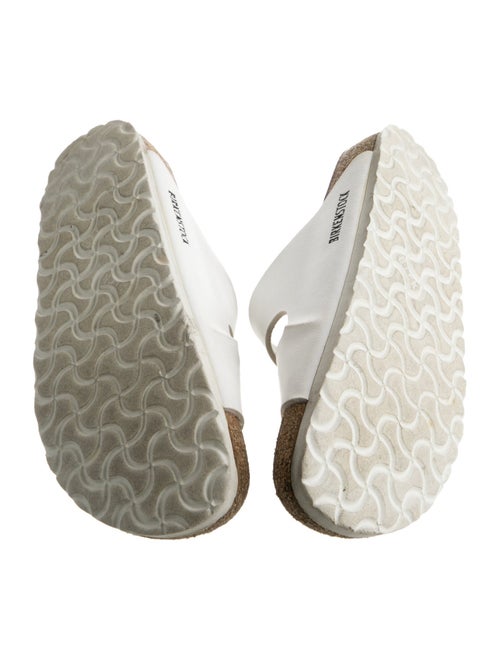 Birkenstock Leather Colorblock Pattern Slides