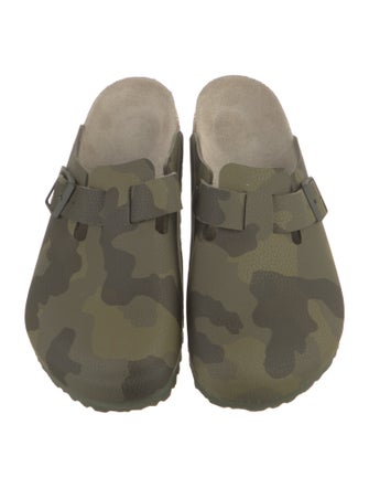 Birkenstock Leather Printed Slippers