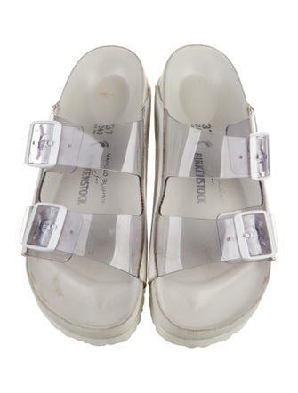 Manolo Blahnik x Birkenstock Leather Slides