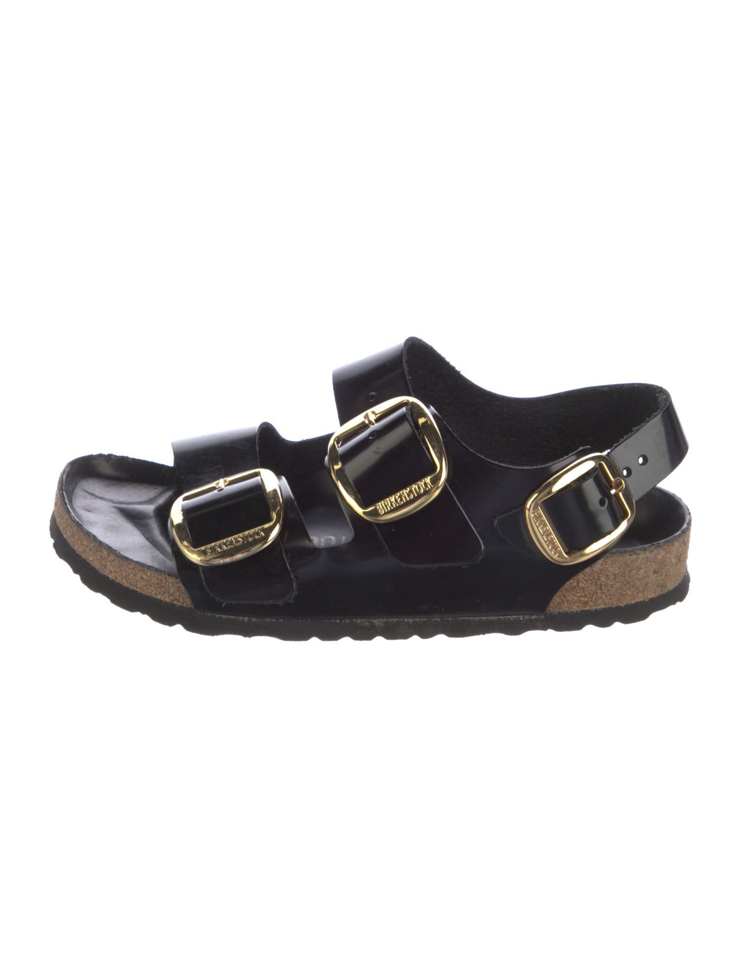 Birkenstock Patent Leather Slingback Sandals