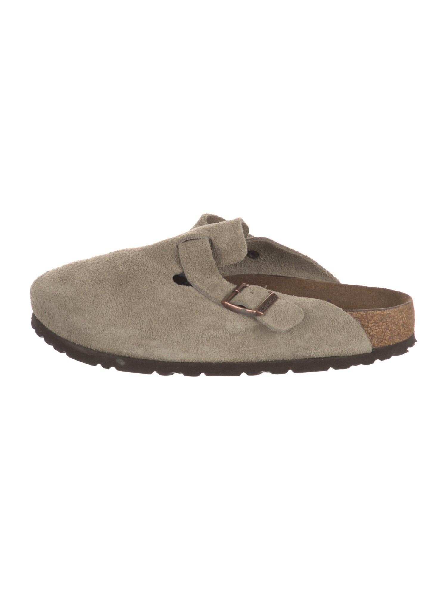 Birkenstock Suede Colorblock Pattern Mules