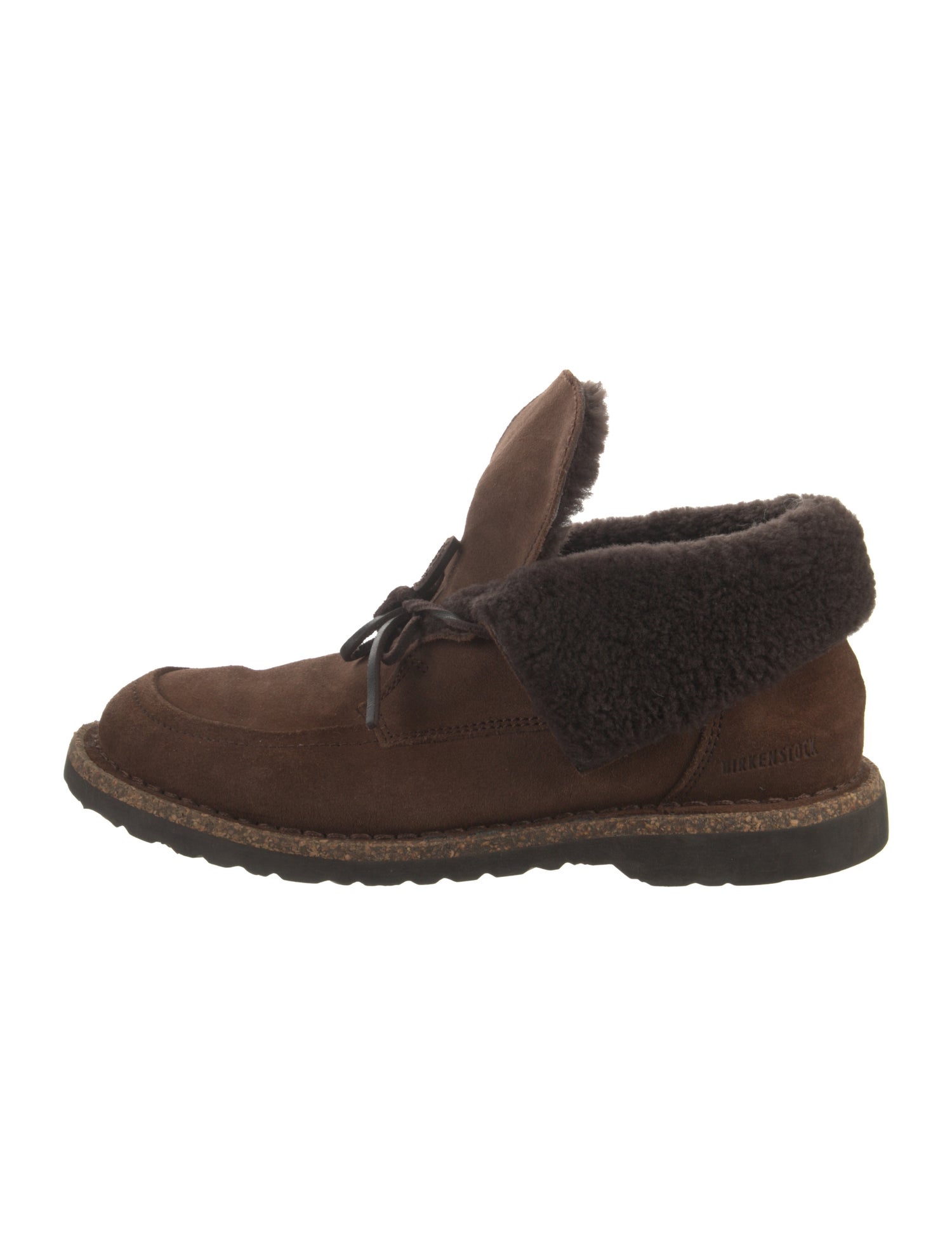 Birkenstock Suede Bow Accents Lace-Up Boots