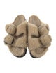 Birkenstock Shearling Slides