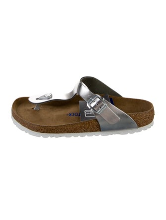 Birkenstock Leather Flip Flops