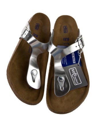 Birkenstock Leather Flip Flops