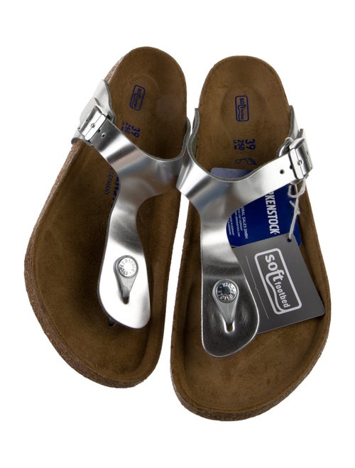 Birkenstock Leather Flip Flops