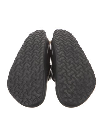 Birkenstock Leather Printed Slides
