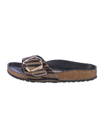 Birkenstock Ponyhair Animal Print Slides