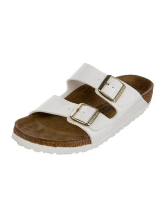 Birkenstock Patent Leather Animal Print Slides