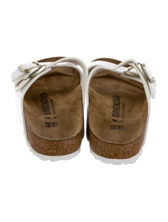 Birkenstock Patent Leather Animal Print Slides