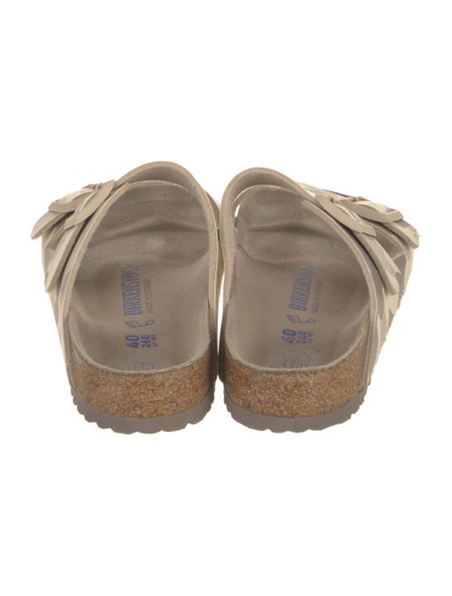 Birkenstock Suede Camouflage Print Slides