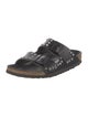 Birkenstock Leather Studded Accents Slides