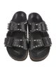 Birkenstock Leather Studded Accents Slides