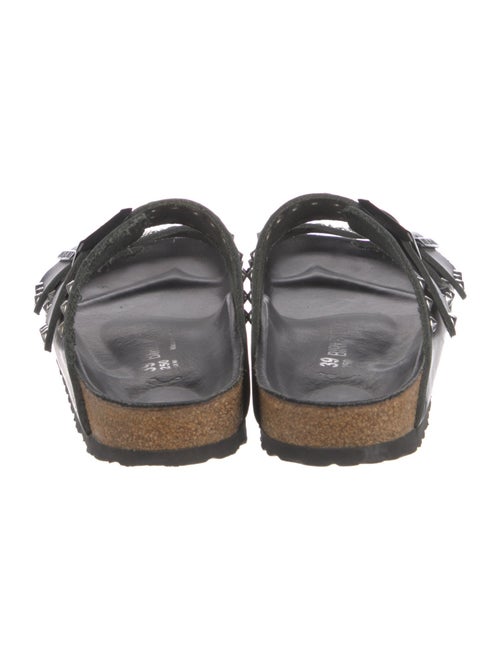 Birkenstock Leather Studded Accents Slides