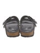 Birkenstock Leather Studded Accents Slides