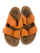 Birkenstock Suede Animal Print Slides