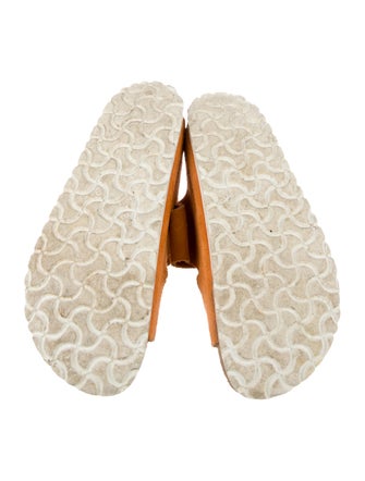 Birkenstock Suede Animal Print Slides