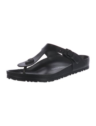 Birkenstock Rubber T-Strap Sandals