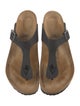 Birkenstock Leather Flip Flops
