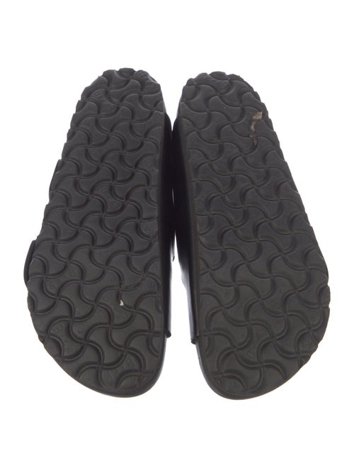 Manolo Blahnik x Birkenstock Leather Crystal Embellishments Slides