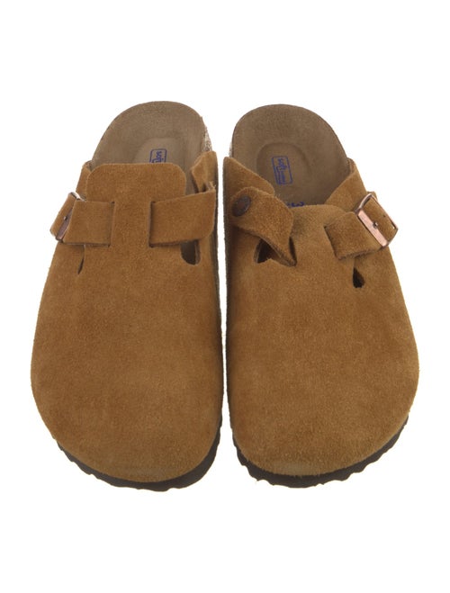 Birkenstock Suede Colorblock Pattern Mules