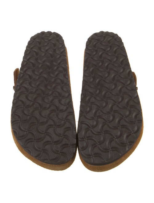 Birkenstock Suede Colorblock Pattern Mules