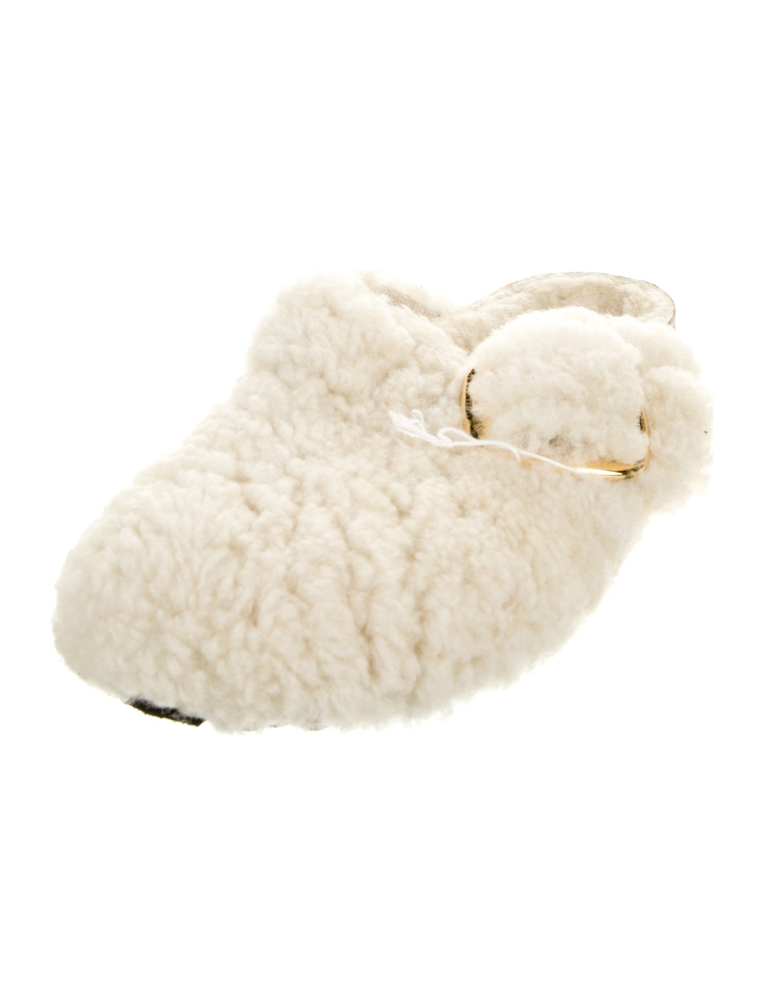 Birkenstock Shearling Colorblock Pattern Mules