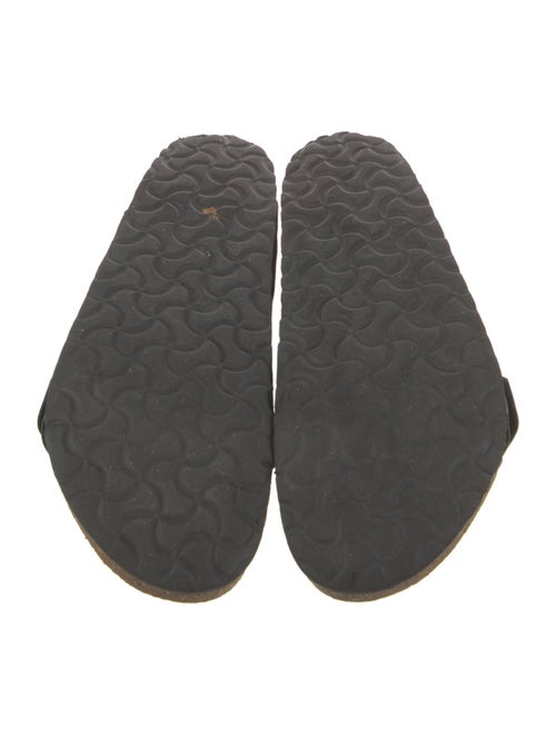 Birkenstock Leather Camouflage Print Slides