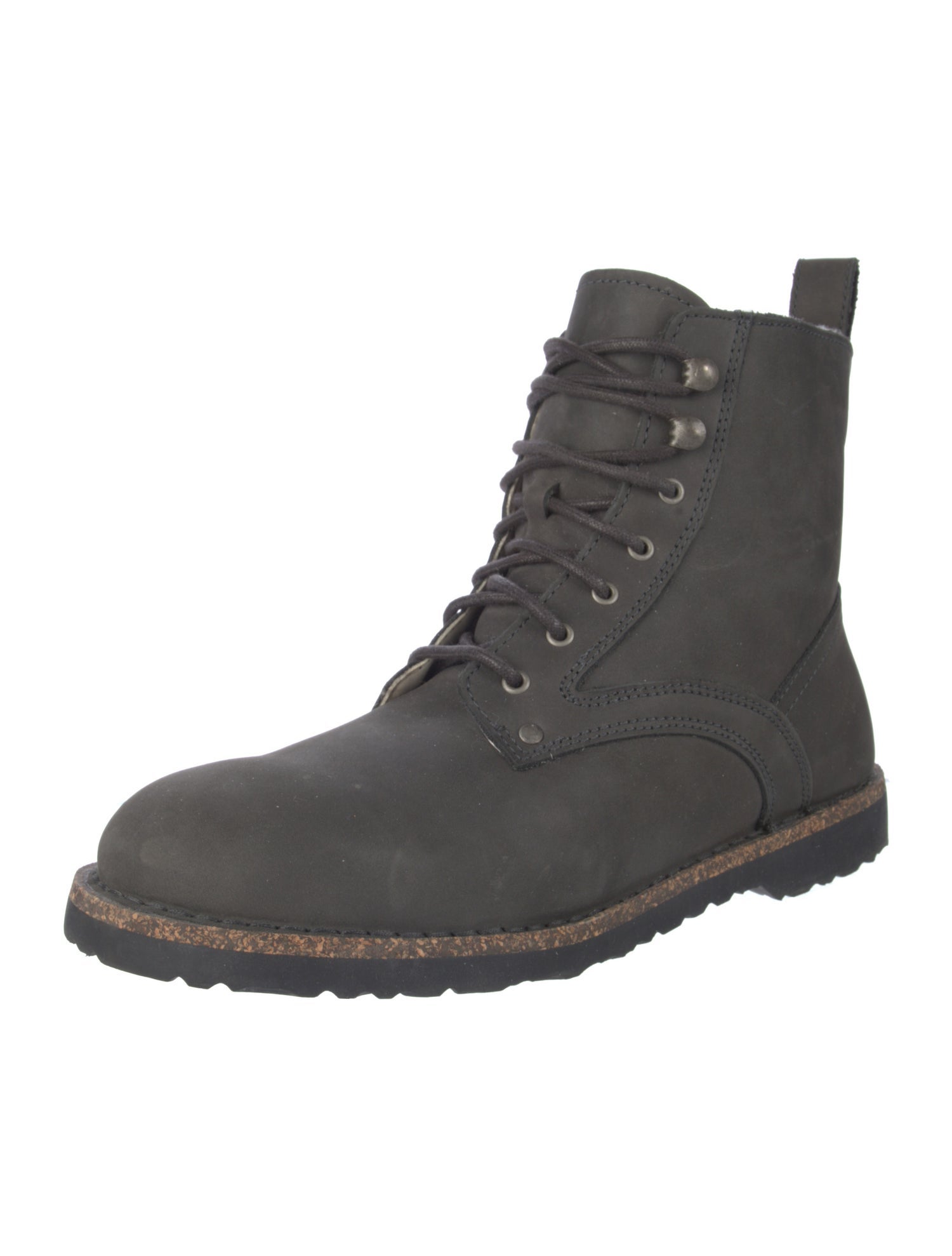 Birkenstock Suede Combat Boots