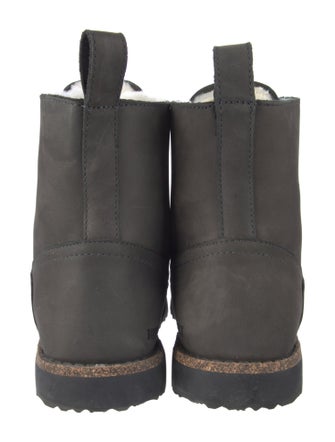 Birkenstock Suede Combat Boots
