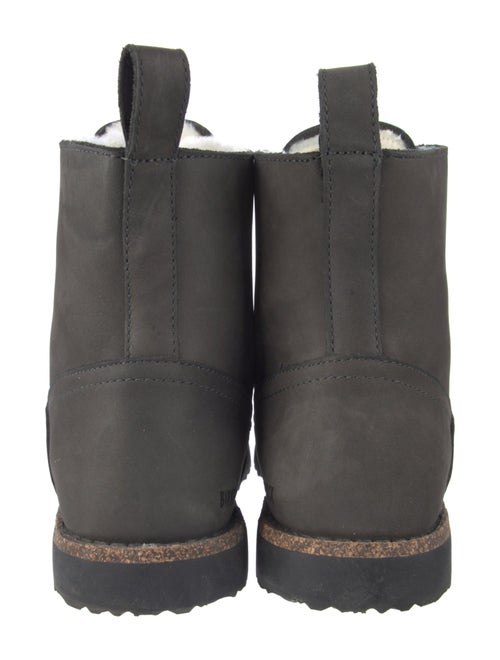 Birkenstock Suede Combat Boots