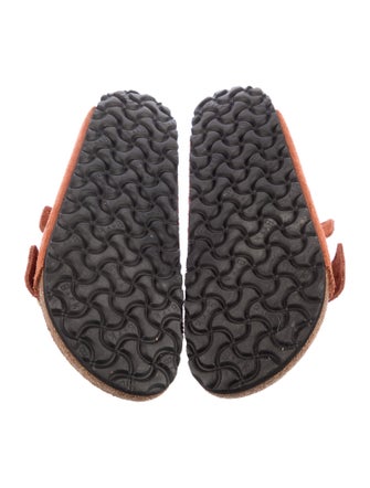 Birkenstock Suede Colorblock Pattern Slides