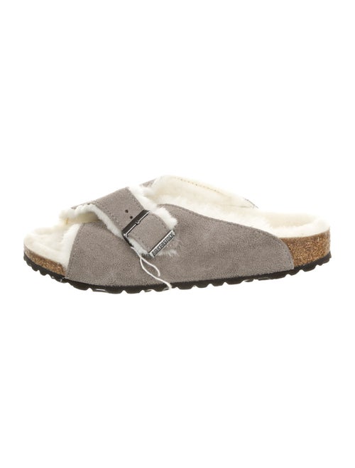 Birkenstock Suede Colorblock Pattern Espadrilles