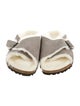 Birkenstock Suede Colorblock Pattern Espadrilles
