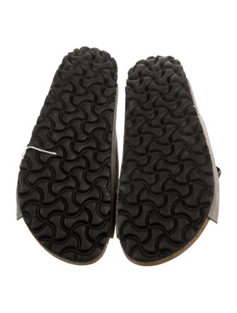 Birkenstock Suede Colorblock Pattern Espadrilles