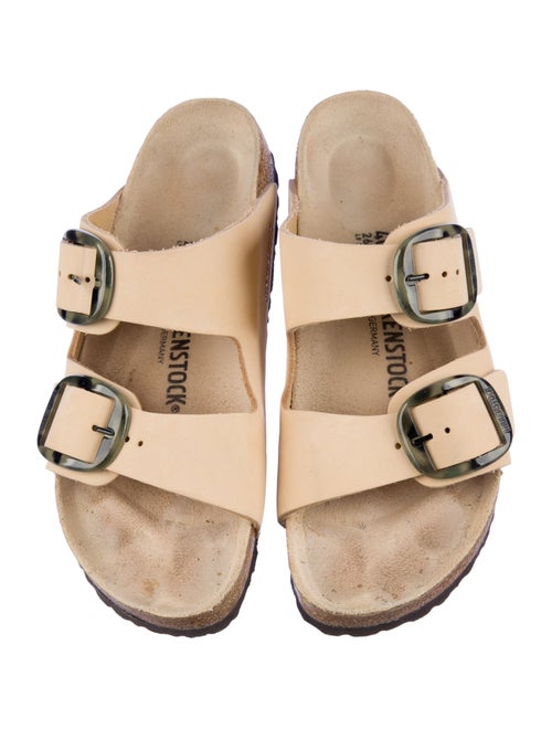 Birkenstock Leather Printed Slides