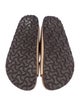 Birkenstock Leather Printed Slides